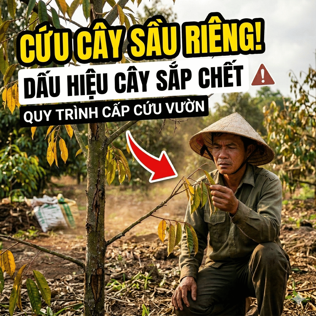 Sầu Riêng Sắp Chết: Dấu Hiệu & Quy Trình Cấp Cứu Khẩn